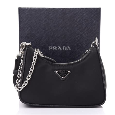 prada re-edition shoulder bag tessuto mini|prada re edition price.